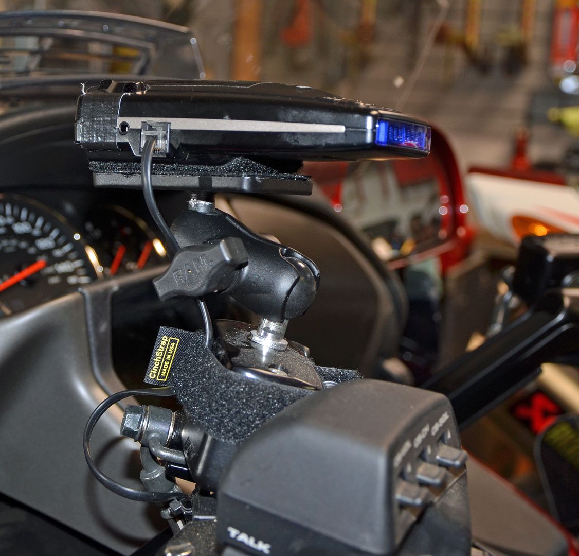 radar detector mount location GL1800Riders